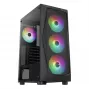PC skriňa Aerocool Falcon ARGB Midi Tower čierna