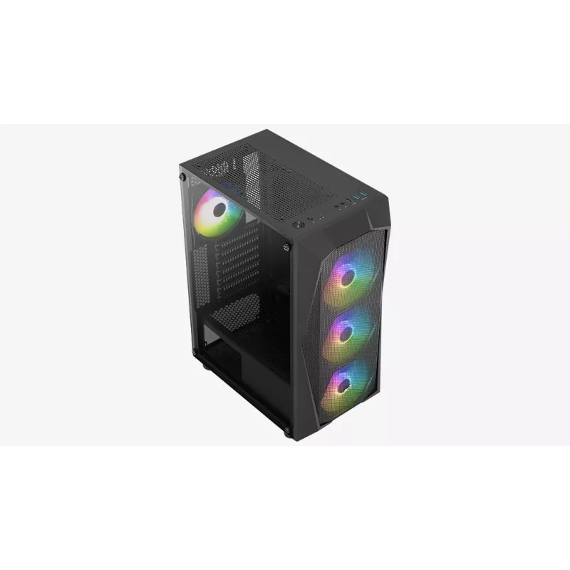 PC skriňa Aerocool Falcon ARGB Midi Tower čierna