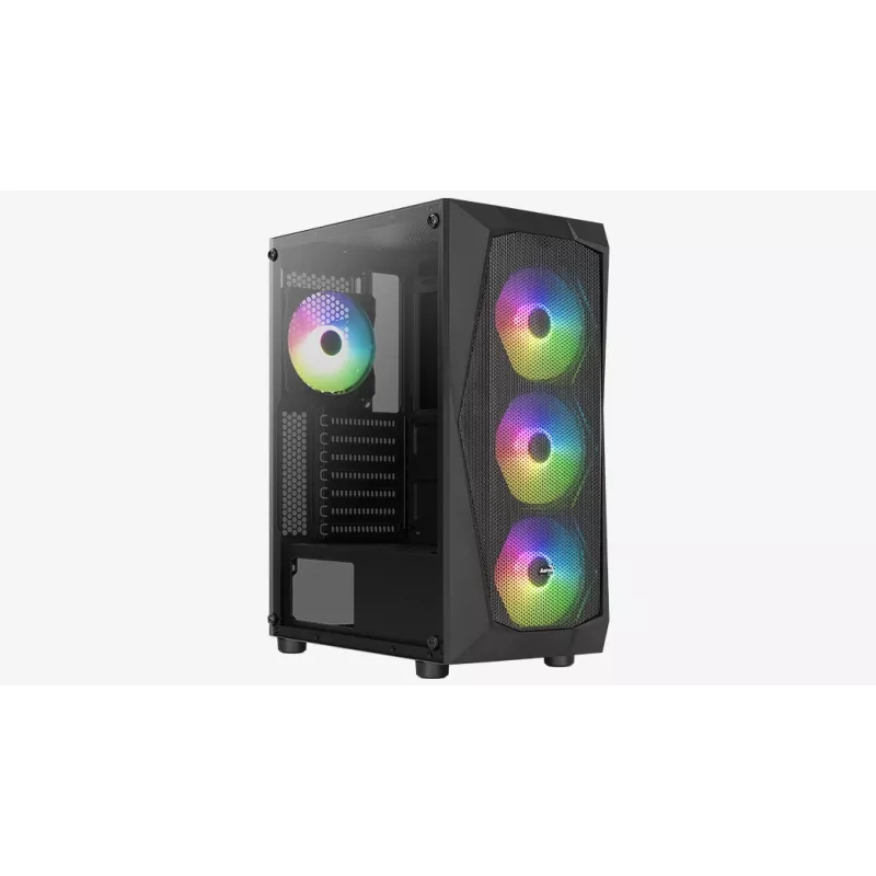 PC skriňa Aerocool Falcon ARGB Midi Tower čierna
