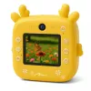 Detský digitálny fotoaparát MEDIA-TECH SNAPI MT4108 — 8 MP interpolovaný, 1280x720 LCD, 1000 mAh, USB-C, microSD slot, žltý