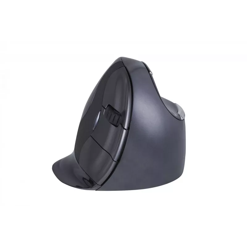 BakkerElkhuizen Evoluent D Small Wireless, pravá ruka, vertikálny dizajn, laser, RF Wireless, 3200 DPI, čierna