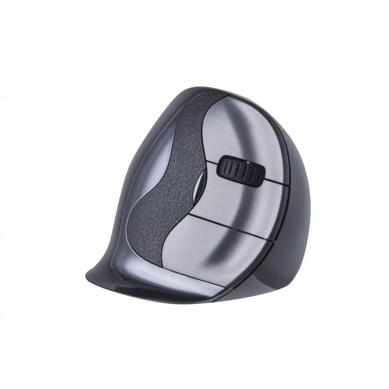 BakkerElkhuizen Evoluent D Small Wireless, pravá ruka, vertikálny dizajn, laser, RF Wireless, 3200 DPI, čierna