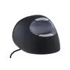BakkerElkhuizen Evoluent D Medium, pre pravákov, vertikálny dizajn, laser, USB Type-A, 3200 DPI, čierna