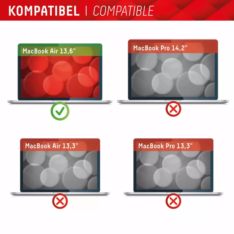 Displex PRIVACY SAFE magnetický 2-Way filter na ochranu súkromia pre MacBook Air 13,6