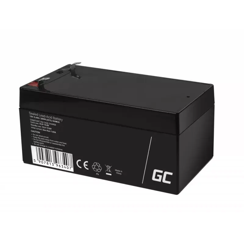 Batéria Green Cell AGM43 diel pre rádiom riadený model čierna
