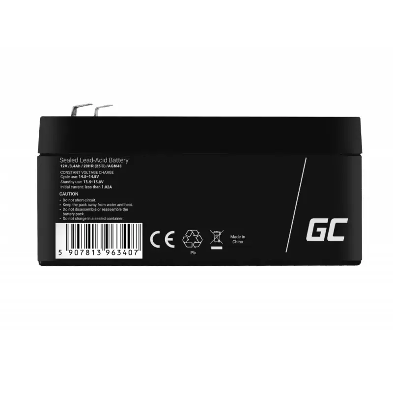 Batéria Green Cell AGM43 diel pre rádiom riadený model čierna