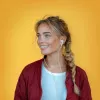 Hama Glow II headset káblový in-ear hovory/hudba biela