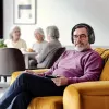 Slúchadlá Hama 00221847 káblové & bezdrôtové Bluetooth čierna