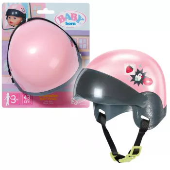 Helma na bábiku ZAPF BABY born E-Scooter Helmet 43 cm — textil/plast, viacfarebná, vek 3–12