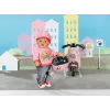 Zapf Creation BABY born 835937 E-Scooter prilba pre bábiku, 43 cm, ružová/čierna, 3+