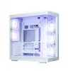 PC skriňa ZALMAN P60 Mid-Tower s 5x ARGB ventilátormi, biela