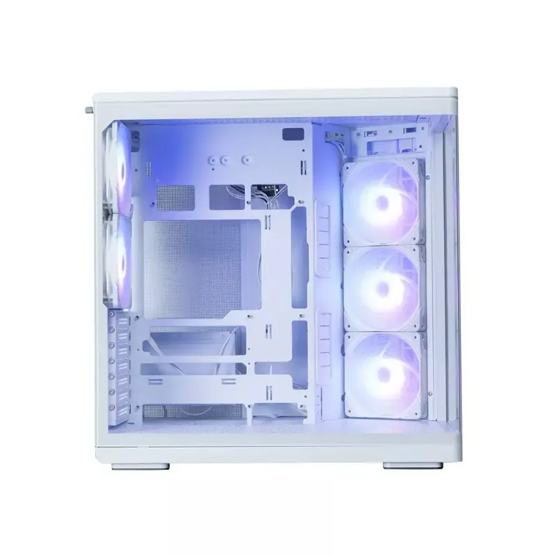 PC skriňa ZALMAN P60 Mid-Tower s 5x ARGB ventilátormi, biela