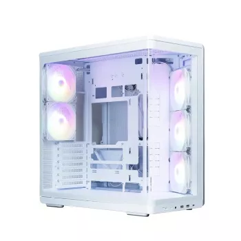 PC skriňa ZALMAN P60 Mid-Tower s 5x ARGB ventilátormi, biela