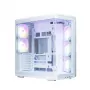 PC skriňa ZALMAN P60 Mid-Tower s 5x ARGB ventilátormi, biela
