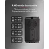 ICY BOX IB-RD3720-CU3 HDD/SSD puzdro čierna 2,5/3,5 palca