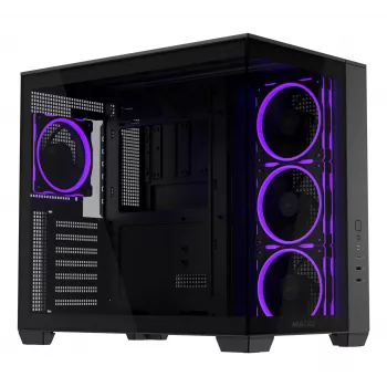 Počítačová skriňa ASUS A32 PLUS TG ARGB, čierna, ATX/micro ATX/Mini-ITX