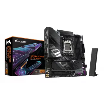 Základná doska GIGABYTE X870M AORUS ELITE WIFI7, AMD X870, socket AM5, ATX
