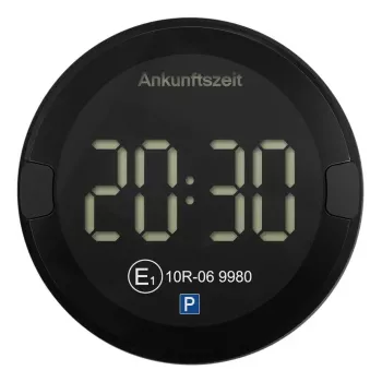 Parkovacia hodiny OOONO P-Disc No2 čierna elektronická