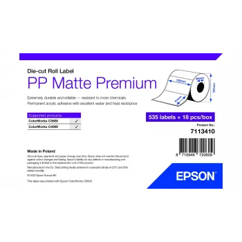 Epson 7113410 tlačová etiketa biela samolepiaca tlačová etiketa