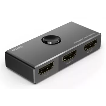 HAMA 8K HDMI obojsmerný prepínač – 1 vstup na 2 výstupy / 2 vstupy na 1 výstup, model 00205324