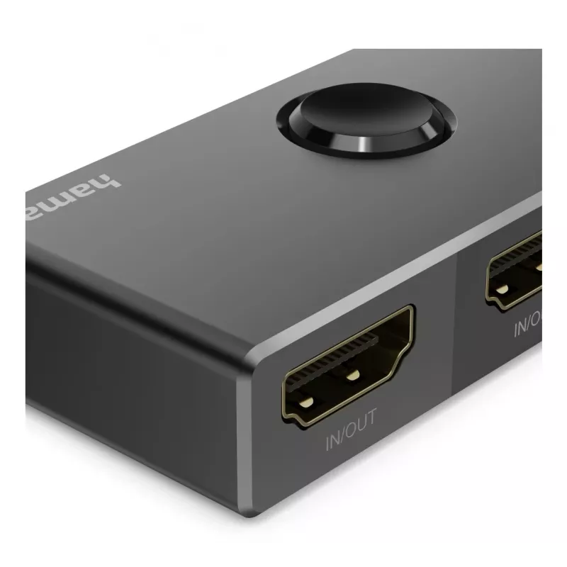 HAMA 8K HDMI obojsmerný prepínač – 1 vstup na 2 výstupy / 2 vstupy na 1 výstup, model 00205324