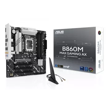 ASUS B860M MAX GAMING AX Intel B860 LGA 1851 (Socket V1) micro ATX