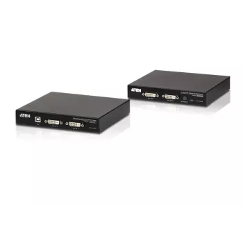 ATEN USB 2.0 DVI Dual View HDBaseT 2.0 KVM extender s audio a RS232 (150 m)