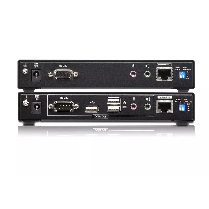 ATEN USB 2.0 DVI Dual View HDBaseT 2.0 KVM extender s audio a RS232 (150 m)