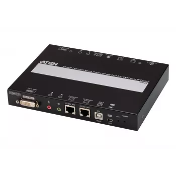 ATEN 1-lokálny/vzdialený zdieľaný prístup jednoportový DVI KVM over IP switch