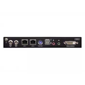ATEN 1-lokálny/vzdialený zdieľaný prístup jednoportový DVI KVM over IP switch