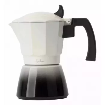 Moka kanvica Jata HCAF2406 manuálna 0,3 L čierna biela 100,5 mm