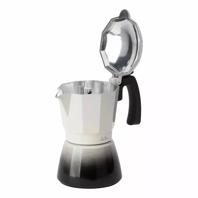 Jata HCAF2412 moka kanvica, 12 šálok (0,7 l), hliník, kompatibilná s indukciou, základňa 10,8 cm