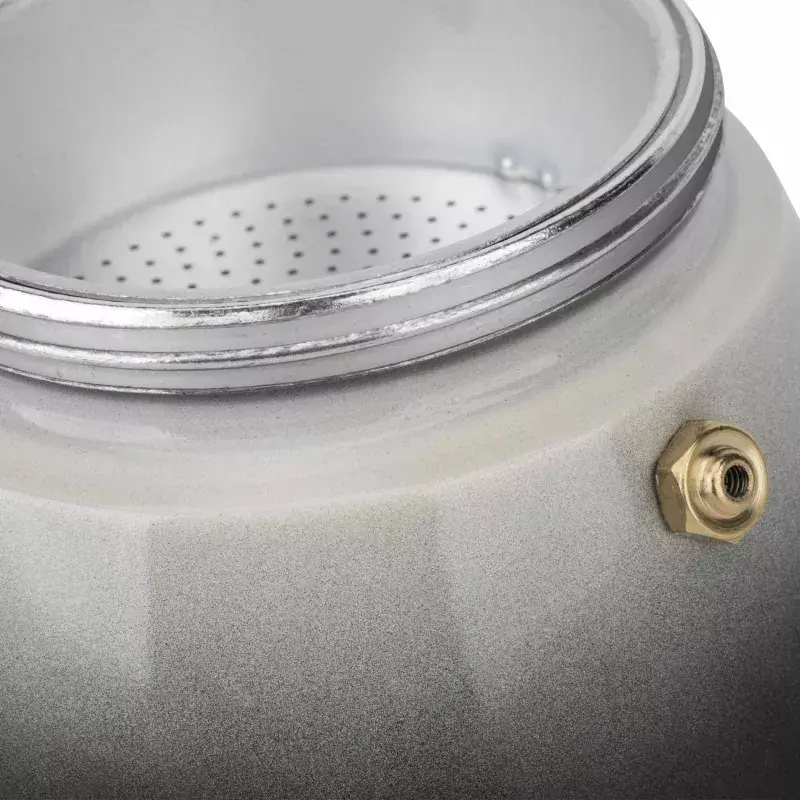 Jata HCAF2412 moka kanvica, 12 šálok (0,7 l), hliník, kompatibilná s indukciou, základňa 10,8 cm