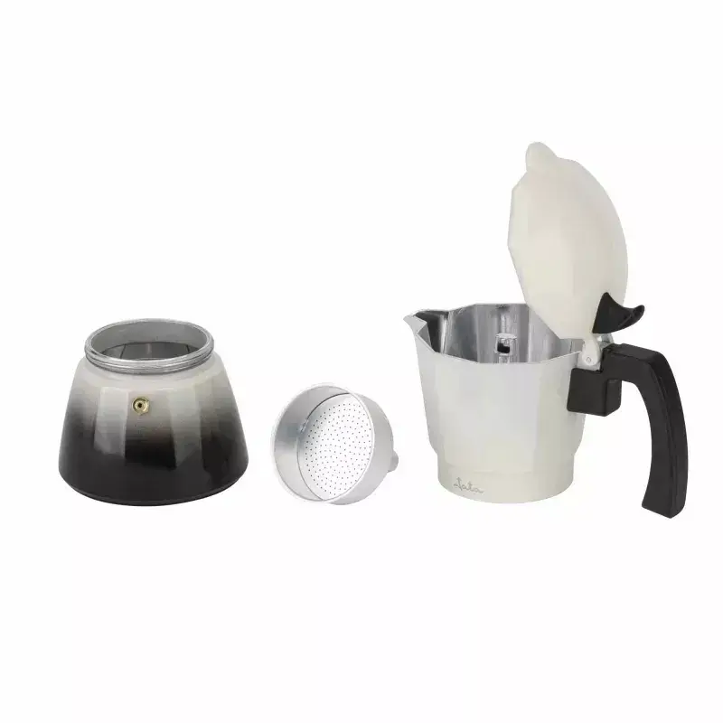 Jata HCAF2412 moka kanvica, 12 šálok (0,7 l), hliník, kompatibilná s indukciou, základňa 10,8 cm