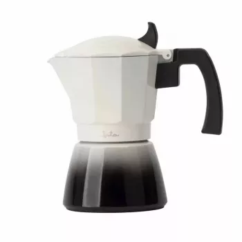 Moka kanvica Jata HCAF2412 0,7 l čierna biela 108 mm šírka 1 ks