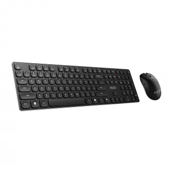 MSI FORGE K210 WIRELESS COMBO klávesnica myš v balení Home/Office USB QWERTY US English čierna