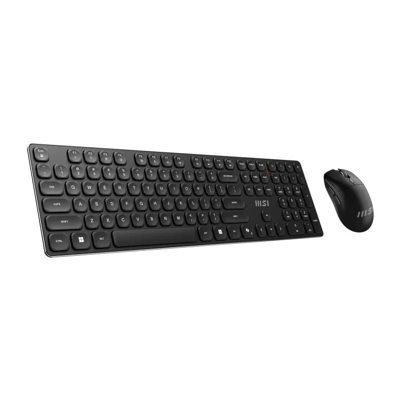 MSI FORGE K210 WIRELESS COMBO klávesnica myš v balení Home/Office USB QWERTY US English čierna