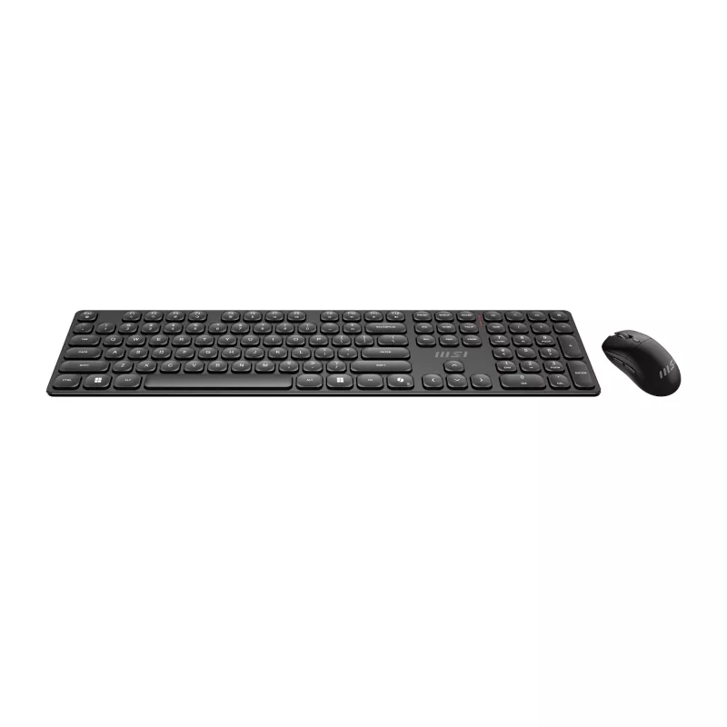 MSI FORGE K210 WIRELESS COMBO klávesnica myš v balení Home/Office USB QWERTY US English čierna