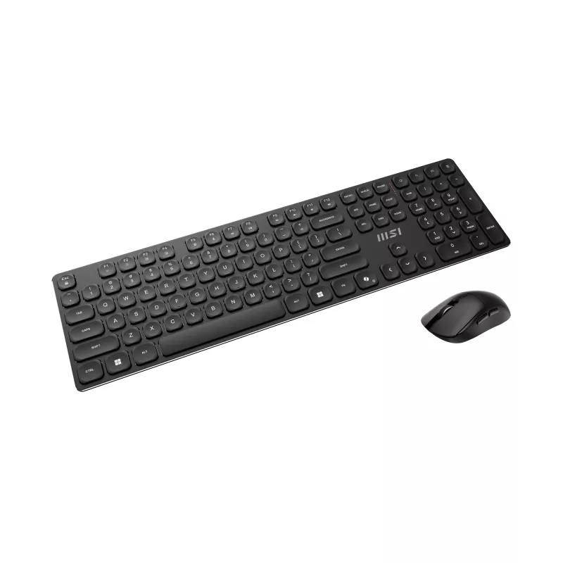MSI FORGE K210 WIRELESS COMBO klávesnica myš v balení Home/Office USB QWERTY US English čierna
