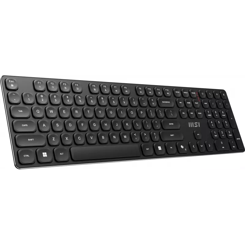 MSI FORGE K210 WIRELESS COMBO klávesnica myš v balení Home/Office USB QWERTY US English čierna