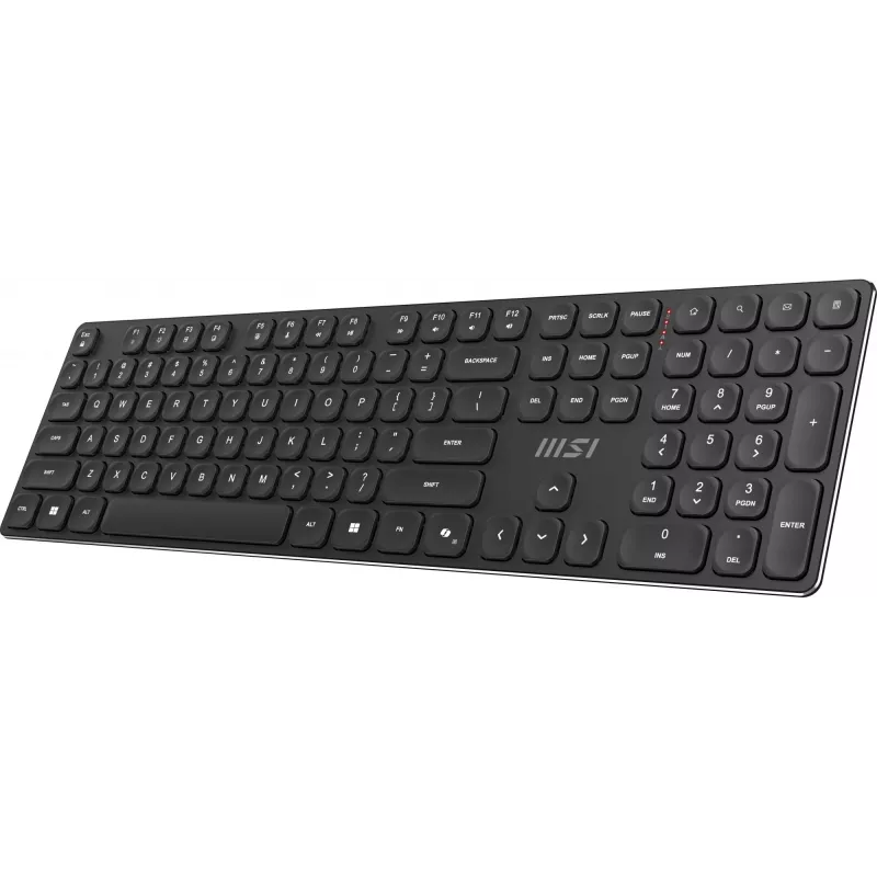 MSI FORGE K210 WIRELESS COMBO klávesnica myš v balení Home/Office USB QWERTY US English čierna