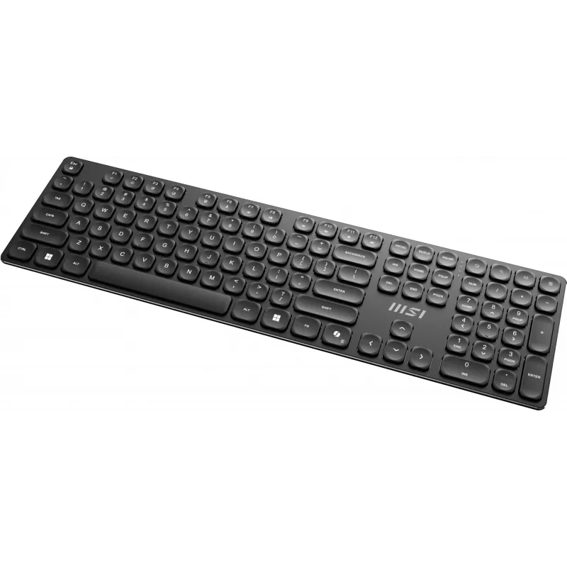 MSI FORGE K210 WIRELESS COMBO klávesnica myš v balení Home/Office USB QWERTY US English čierna