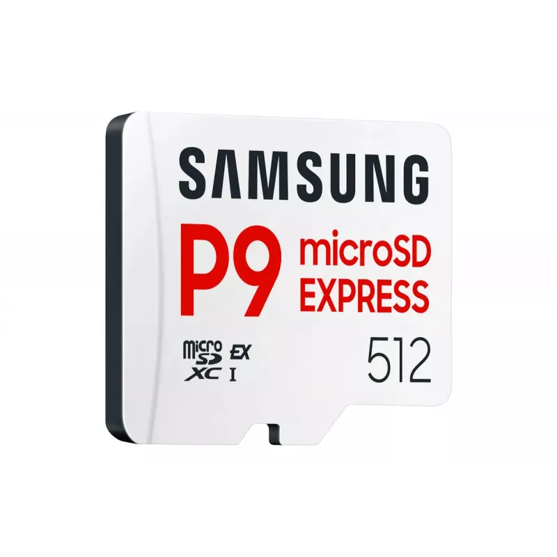 microSDXC pamäťová karta Samsung P9 Express 512 GB, UHS-I, čítanie 800 MB/s, V30, U1, biela
