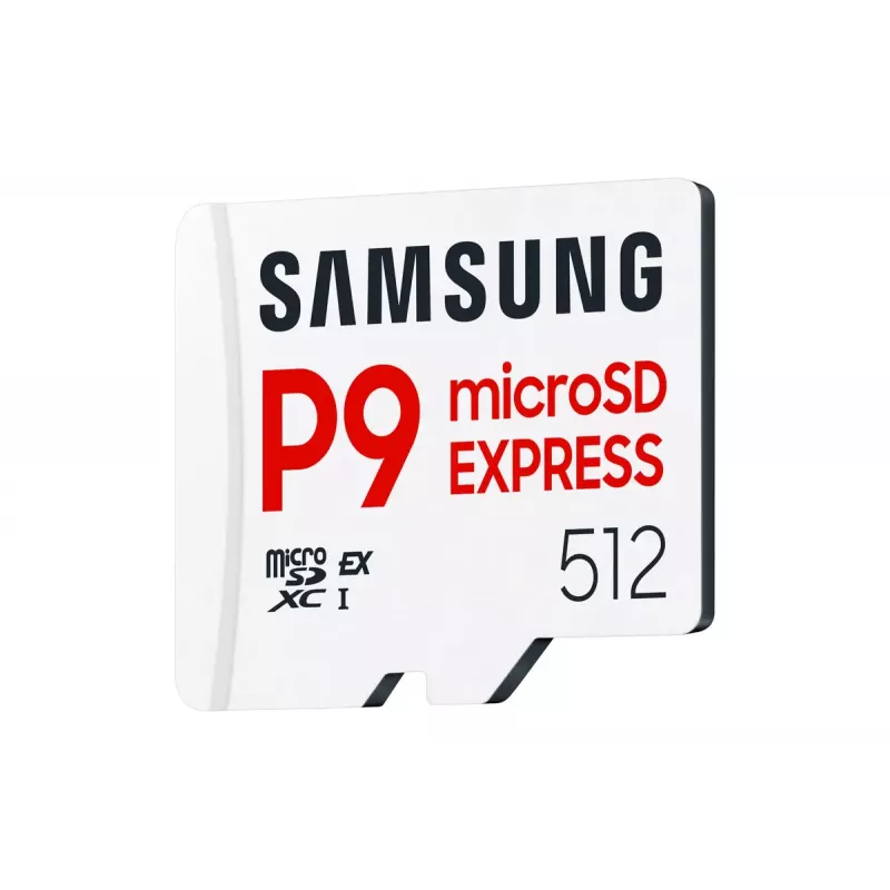 microSDXC pamäťová karta Samsung P9 Express 512 GB, UHS-I, čítanie 800 MB/s, V30, U1, biela