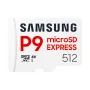 microSDXC pamäťová karta Samsung P9 Express 512 GB, UHS-I, čítanie 800 MB/s, V30, U1, biela