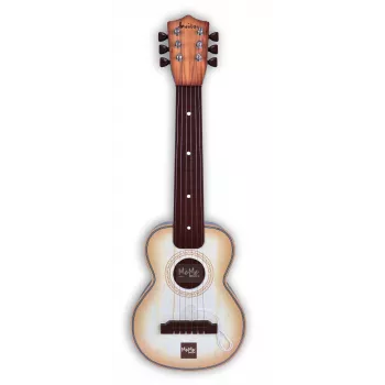 Hračkárska gitara Dante MeMe Juan pre deti od 3 rokov, béžová a hnedá, hudobný nástroj pre deti