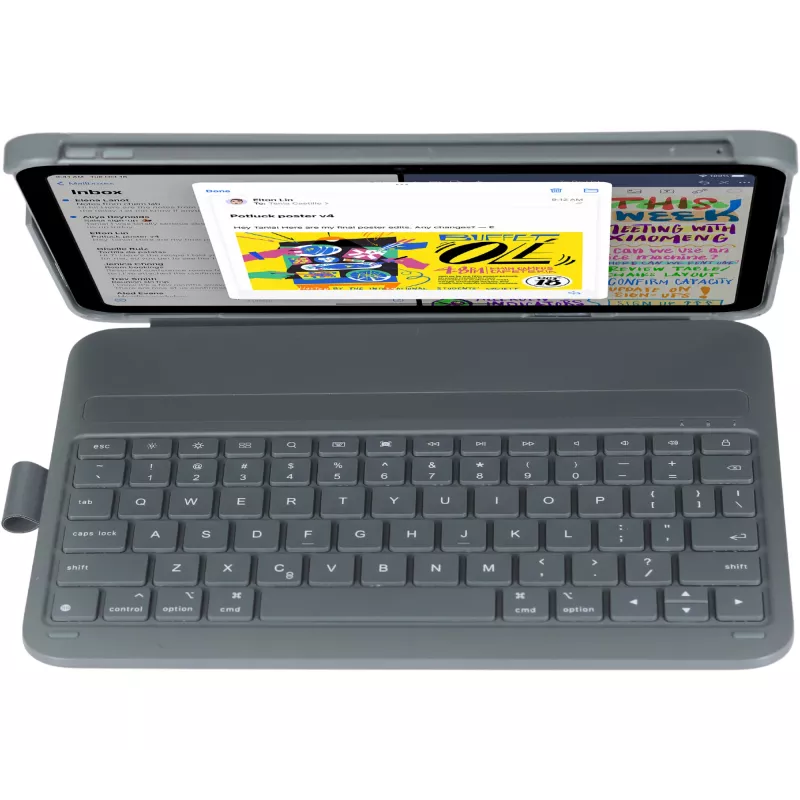 DEQSTER slim PRO klávesnica 10,9 palca/11 palcov QWERTZ Deutsch mechanická bezdrôtová
