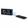 Digitálny budík Hama Ibiza modrý LCD batéria USB 150x34x73mm