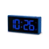 Digitálny budík Hama Ibiza modrý LCD batéria USB 150x34x73mm