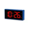 Digitálny budík Hama Ibiza modrý LCD batéria USB 150x34x73mm
